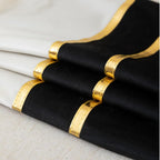 Set of 2 Velvet Decorative Throw Pillow Covers Black White Patchwork with Gold Leather Pillow Covers 18 × 18 Inch Cushion Covers Decor Living Room Sofa Bedroom Car