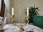 Taper Candle Holder with Handle - Vintage Iron Candle Holder Candlesticks Holder, Vintage Candelabra Home Décor, Wedding Decor